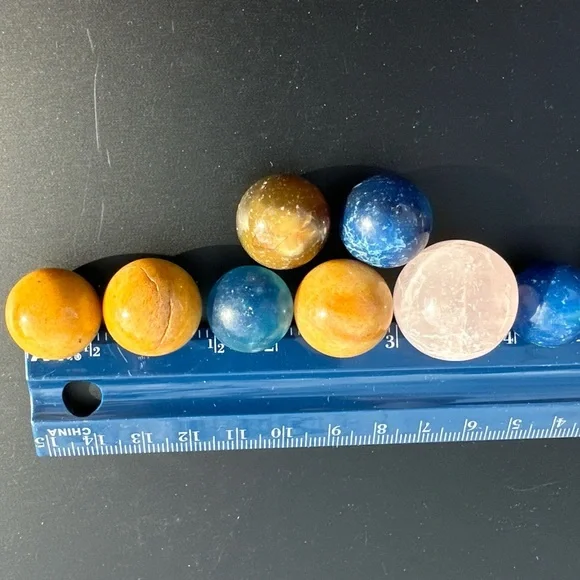 Colorful Stone Sphere Set - Picture 7 of 16